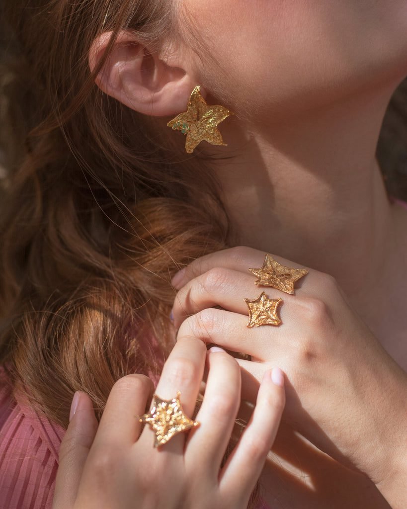 Aretes Topo Estrella Carambolo - Image 2