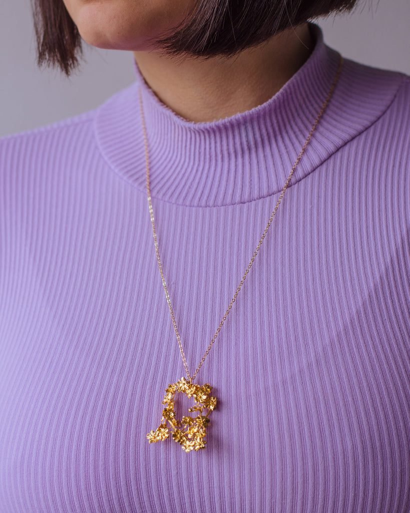 Collar Rama Grande Mini Flor Sauco - Image 2