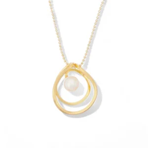 COLLAR MAR PERLA DORADO