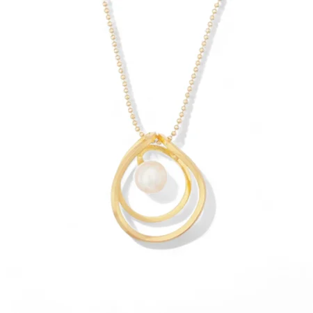 COLLAR MAR PERLA DORADO