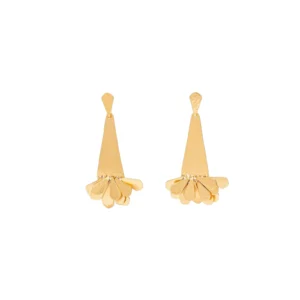 Aretes  Monserrate dorados