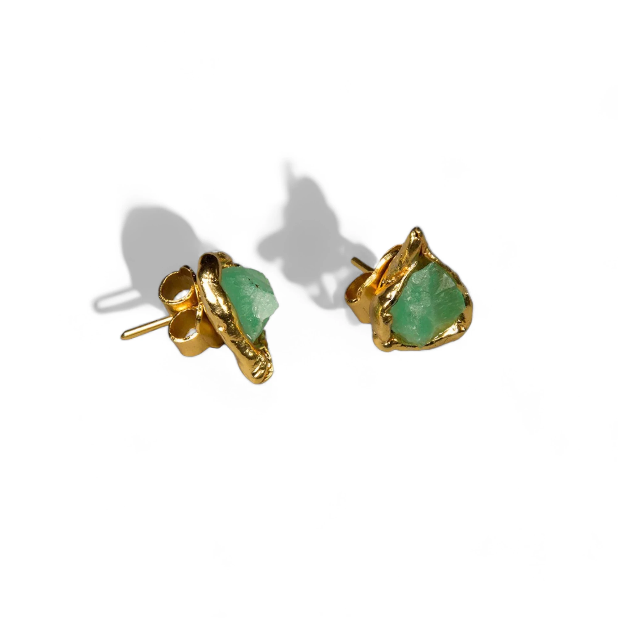 ARETES TOPO ESMERALDA